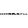 Necklaces | Stainless Steel Rope Chain Necklace 24 inch 4MM 5MM Goldtone Black Silvertone